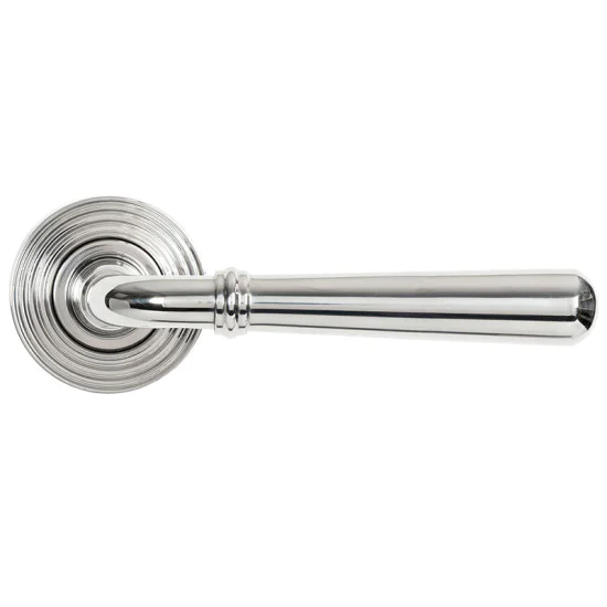 Newbury Lever on Beehive Rose Set - Polished Marine Stainless Steel