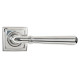 Newbury Lever on Square Rose Set - Polished Marine Stainless Steel
