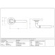 Newbury Unsprung Lever Door Handle on Round Rose Set - Satin Marine Stainless Steel