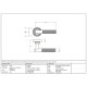 Brompton Unsprung Lever Door Handle on Beehive Rose Set - Polished Brass
