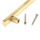 Scully Pull Handle - Aged Brass