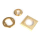 Polished Brass Square Euro Escutcheon