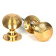 Polished Brass Beehive Door Knobs