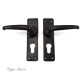 Kirkpatrick 2456 Plain Lever Door Handle