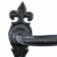 Kirkpatrick 2448 Fleur De Lys Straight Lever Door Handle
