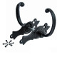 Kirkpatrick 2448 Fleur De Lys Straight Lever Door Handle