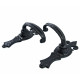 Kirkpatrick 2448 Fleur De Lys Straight Lever Door Handle