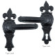 Kirkpatrick 2448 Fleur De Lys Straight Lever Door Handle