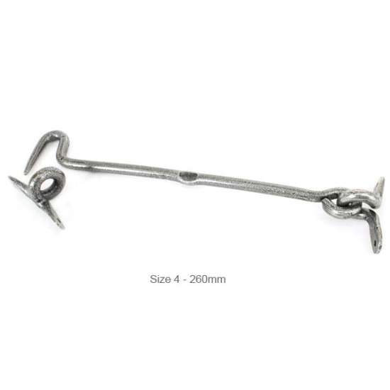 Blacksmith Pewter Patina Forged Cabin Hook