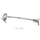 Blacksmith Pewter Patina Forged Cabin Hook