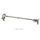 Blacksmith Pewter Patina Forged Cabin Hook