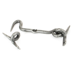 Blacksmith Pewter Patina Forged Cabin Hook
