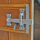 Kirkpatrick 3623 Burford Thumb Latch Set - Pewter Finish