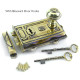 Davenport Brass Rim Lock Set