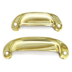 Brass Plain Drawer Pull
