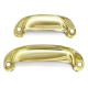 Brass Plain Drawer Pull
