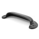 Plain Drawer Pull - Black Finish