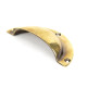 Period Cup Drawer Pull - Aged Brass
