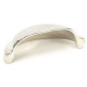 Hammered Regency Concealed Drawer Pull - Polished Nickel