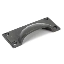 Blacksmith Beeswax Art Deco Drawer Pull
