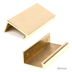 Plain Edge Pull - Polished Brass