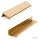 Moore Edge Pull - Polished Brass