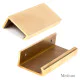 Plain Edge Pull - Aged Brass