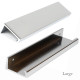 Plain Edge Pull - Polished Chrome
