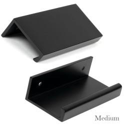 Plain Edge Pull - Matt Black