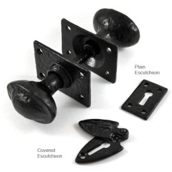Kirkpatrick 1553 Curved Oval Door Knob Set