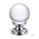 Clear Glass Cabinet Knob