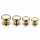 Victorian Cabinet Knob - Polished Brass