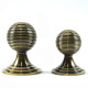 Antique Brass Queen Anne Cabinet Knob