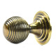 Antique Brass Queen Anne Cabinet Knob