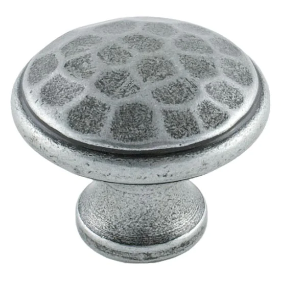 Blacksmith Pewter Patina Cupboard Knob