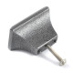Bordered Rectangular Iron Cabinet Knob