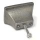 Plain Rectangular Iron Cabinet Knob