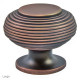 Beehive Cabinet Knob - Aged Bronze Finish