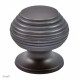Beehive Cabinet Knob - Aged Bronze Finish