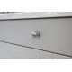 Kirkpatrick 1195 Rustic Oval Cabinet Knob - Pewter Finish