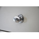 Kirkpatrick 1195 Rustic Oval Cabinet Knob - Pewter Finish