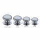 Victorian Cabinet Knob - Satin Chrome