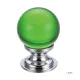 Green Glass Cabinet Knob