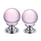 Pink Glass Cabinet Knob