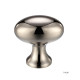 Oval Cupboard Knob - Polished Nickel