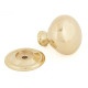 Polished Brass Mushroom Cabinet Knob