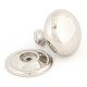 Polished Nickel Mushroom Cabinet Knob