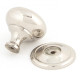 Polished Nickel Mushroom Cabinet Knob