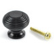 Beehive Ebony Cabinet Knob