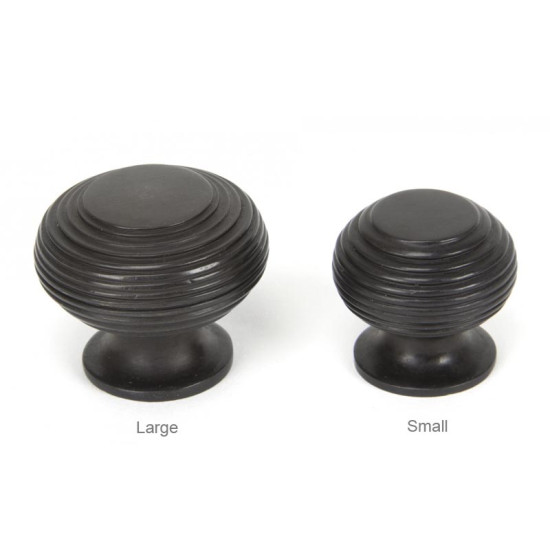 Aged Bronze Beehive Cabinet Knob